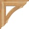 Ekena Millwork Thorton Traditional Rough Sawn Bracket w/ Offset Brace, Western Red Cedar, 8"W x 30"D x 30"H BKT0806X30X30THR01RWR - alternate 4